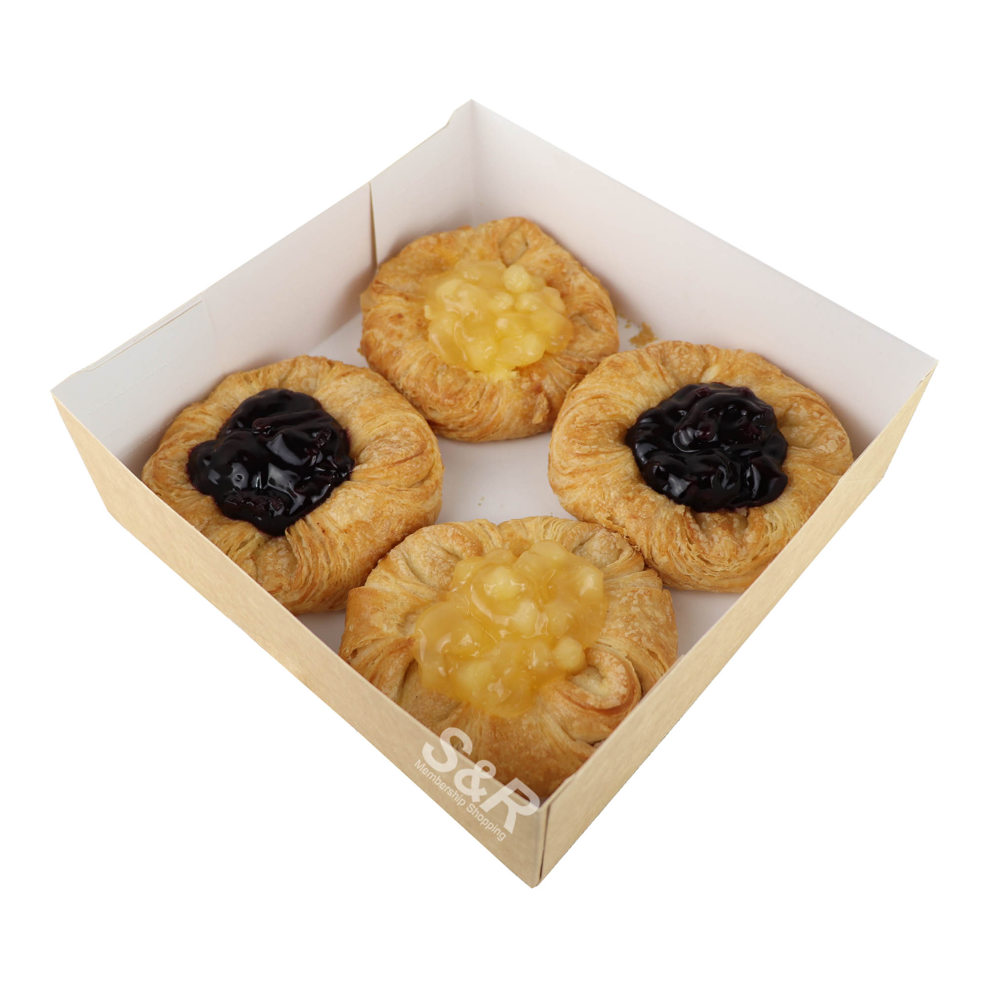 S&R Assorted Fruit Danish 4pcs S&R Assorted Fruit Danish 4pcs